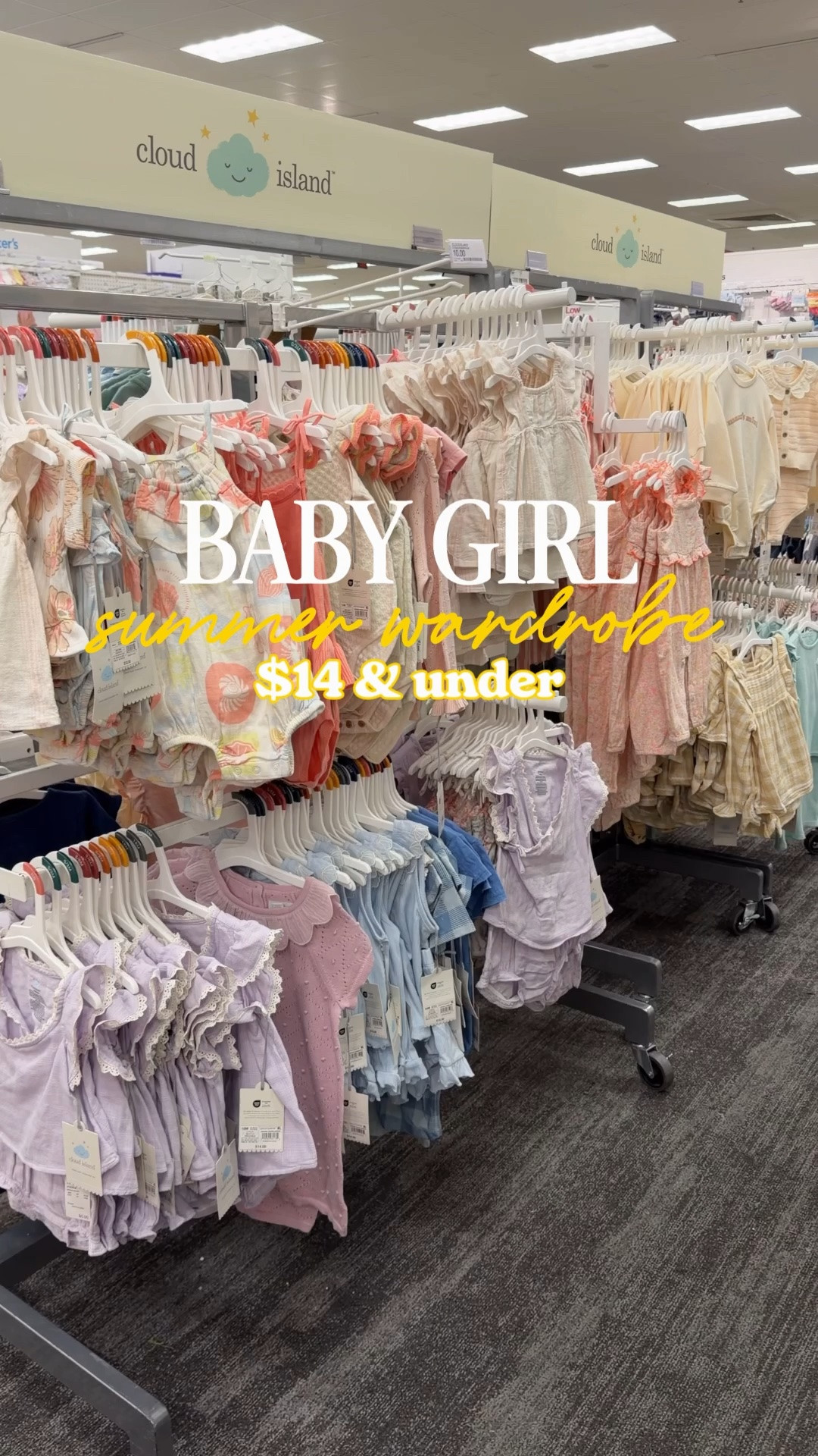 BABY GIRL SUMMER WARDROBE! all of these adorable outfits are $14 or less and come in sizes 0-24 months!!!

#LTKBaby