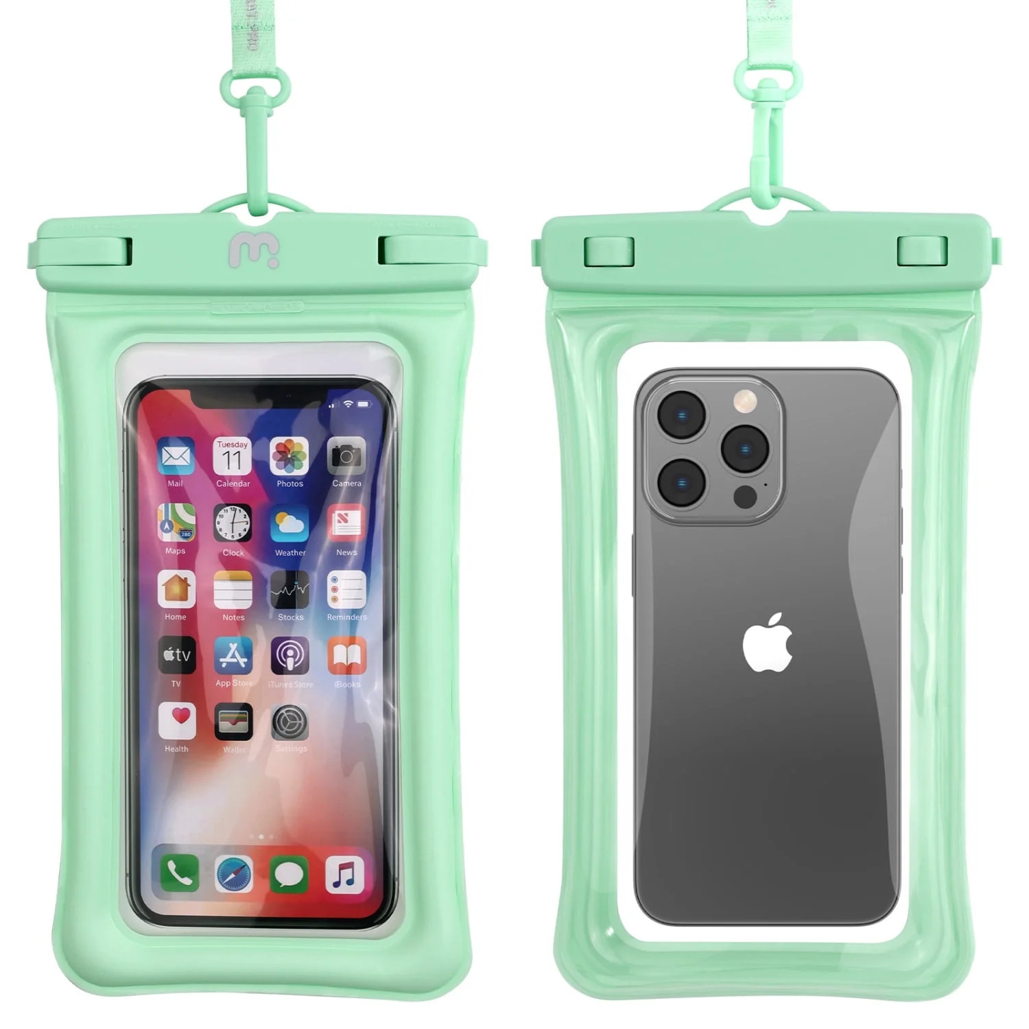 Waterproof Phone Pouch with Adjustable Lanyard, Universal Fit Dry Bag Case for Smartphones up to ... | Walmart (US)