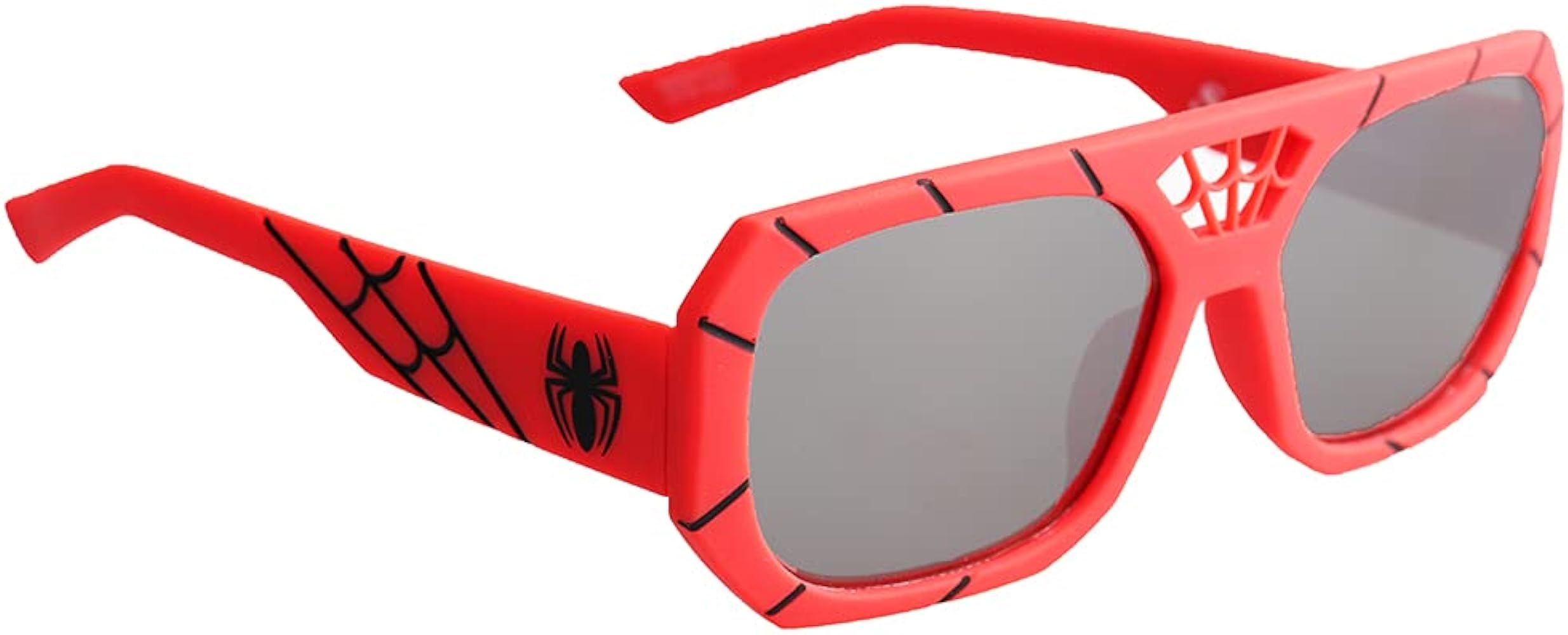 Sun-Staches Spider-man Child Sunglasses, UV400, Red Web frames, One Size Fits Most Kids | Amazon (US)