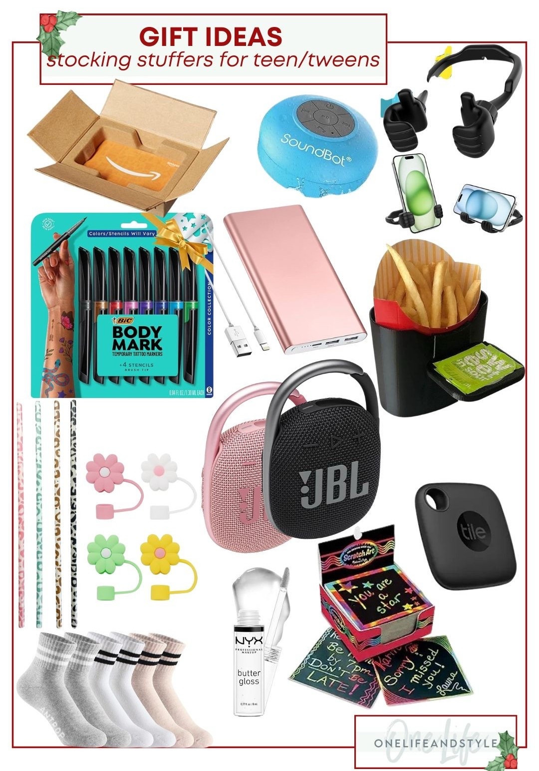 Need some easy and fun stocking stuffers for your tween or teen?! Here are a few I found that would make for an affordable yet thoughtful find!

#LTKGiftGuide #LTKCyberWeek #LTKHoliday