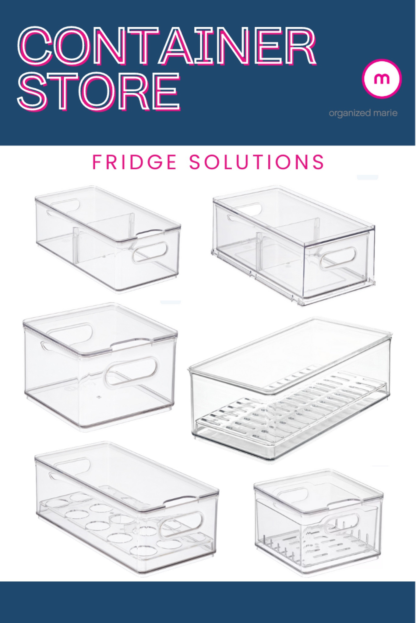 Fridge organizers from the container store!

#LTKhome #LTKFind #LTKfamily