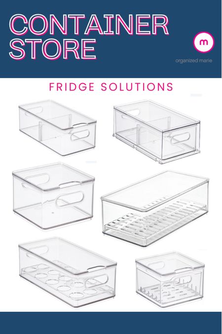 Fridge organizers from the container store!

#LTKhome #LTKFind #LTKfamily