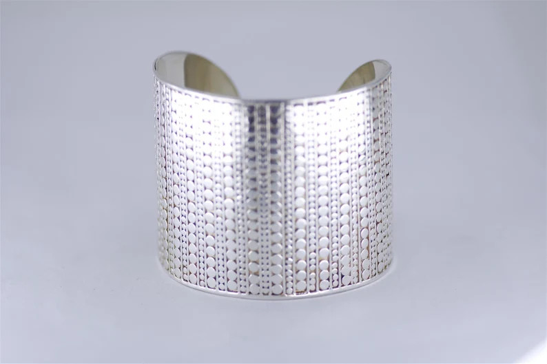 925 Sterling Silver Vintage Anna Beck 2 1/8th Inch Cuff Bracelet - Etsy | Etsy (US)