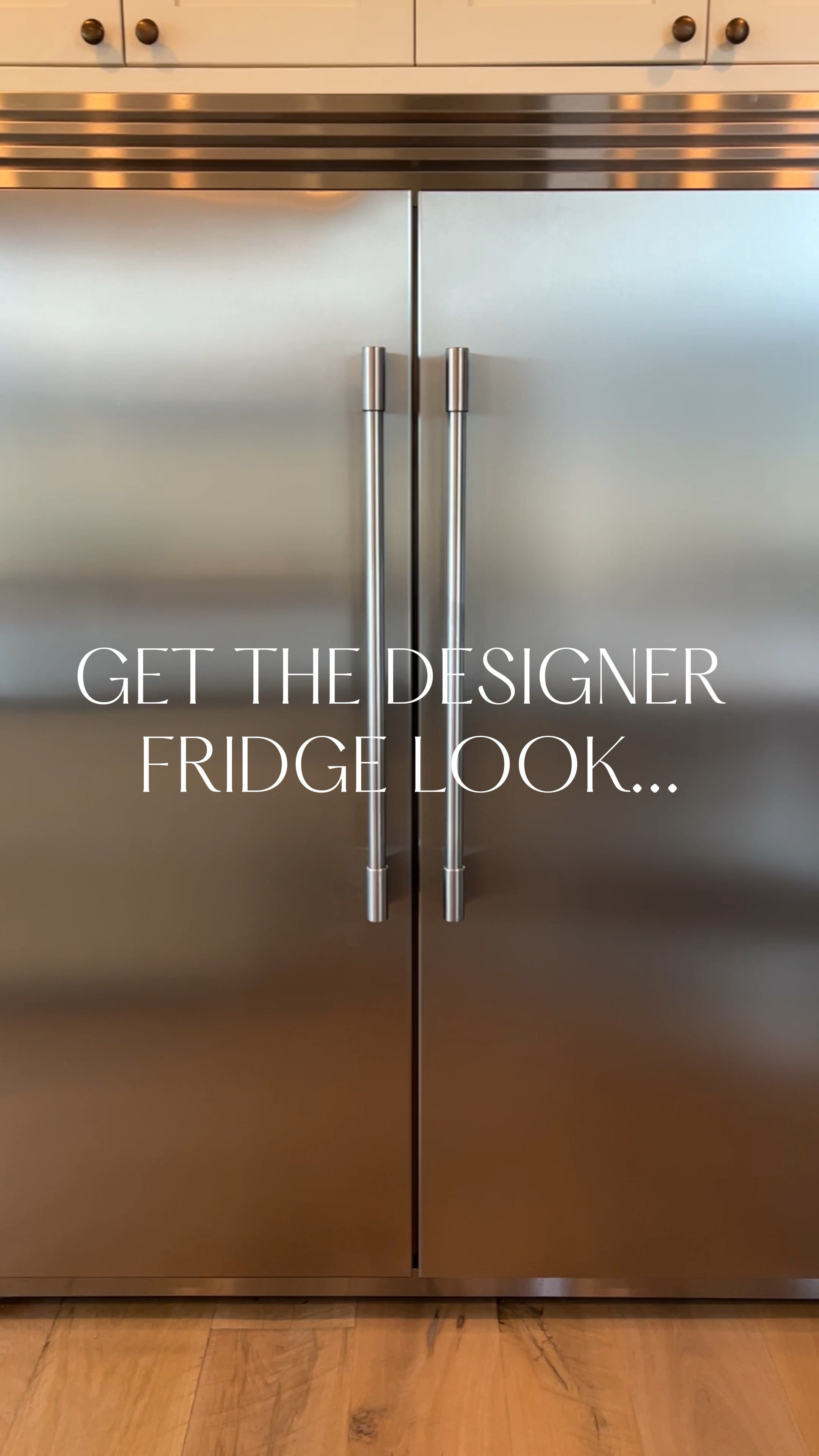 Do you love the luxe designer fridges? ME TOO!! I always have loved appliances, and fridges have topped that list, even when I was a kid. I just love looking in them, how they’re set up, how clean they are when they’re empty…

I also cook a LOT and our fridges in the rentals we lived in prior were always packed, so I knew I wanted a lot of space. Keep in mind, we live a lonnng way from town, so “just running into the grocery store for dinner” is sort of an ordeal. We try to keep a lot of food and staples on hand!

We saw this fridge in another home before we started building and we knew it had to be for us. It’s the only “designer dupe” I know of on the market — huge single-panel separate fridge and freezer — but about ⅓ of the price of the other top luxury fridges on the market. I couldn’t stomach spending that much on a fridge, especially when I loved this option so much. Plus I actually liked the look of this one better than most of the designer ones!!

PS - this fridge is not “built-in”. It’s technically two freestanding units, and it comes with magnetic trim pieces that fit around it and make it look like it’s built in. So it is a different set-up than many of the built-in designer pieces (which is one of many reasons the pricing is so much lower).



#designerdupe #fridge #refridgeration #kitchendesign #kitcheninspo #XLfridge #builtinfridge 

#LTKVideo #LTKHome