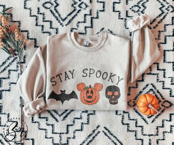 Disney Stay Spooky Shirt Pumpkin Mickey Shirt Fall Pumpkin - Etsy | Etsy (US)