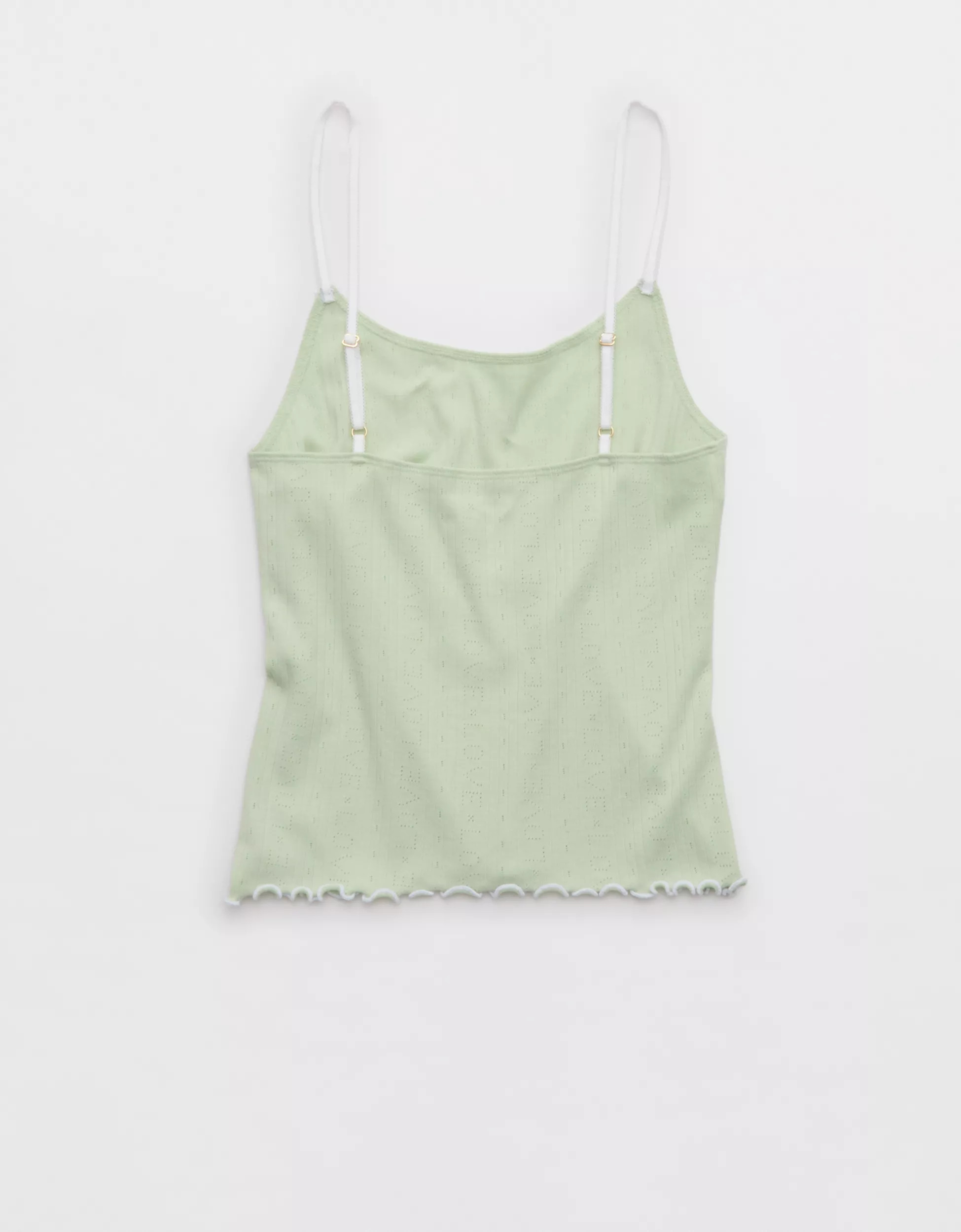 Aerie Pointelle Pajama Tank Top | American Eagle Outfitters (US & CA)