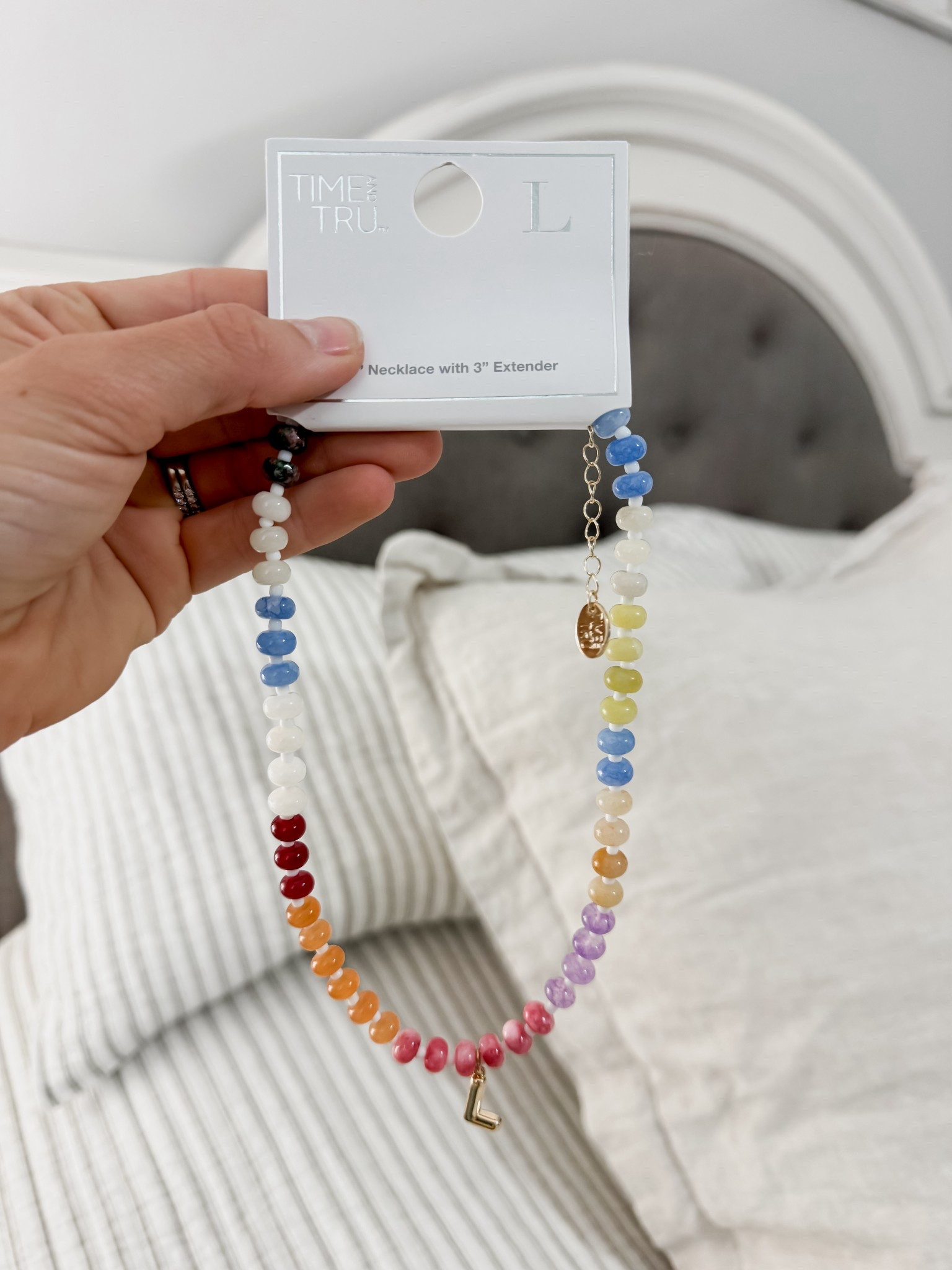 How cute is this necklace?! 
#walmartfinds 

#LTKSeasonal #LTKBeauty #LTKootd