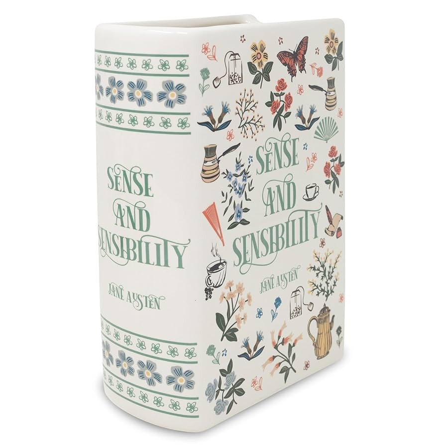 Steel Mill & Co Original Large Book-Shaped Decorative Vase, Ceramic Vases for Home Decor, Cute Bo... | Amazon (US)