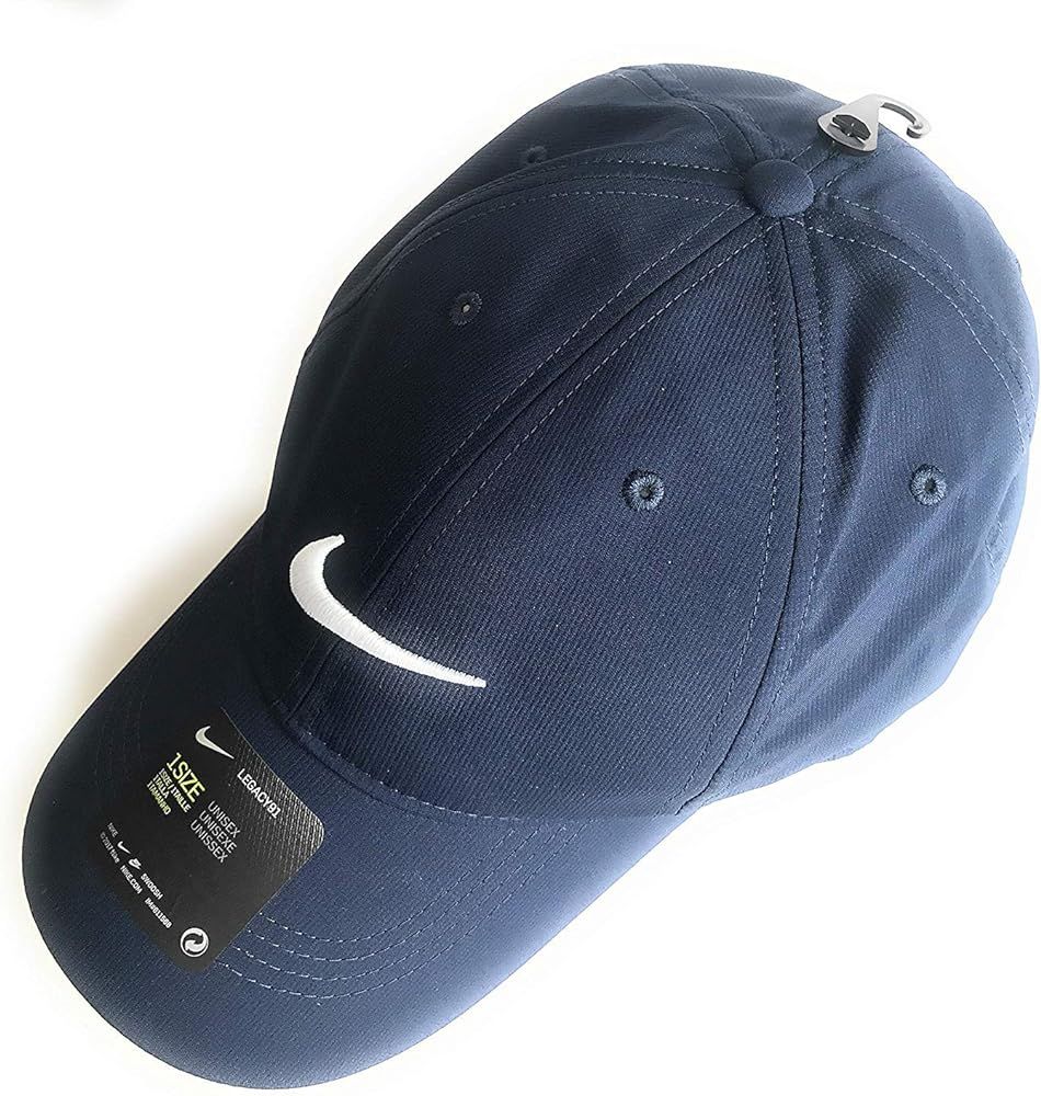 Men's Nike Dri-FIT Tech Golf Cap, Midnight Navy(AQ5349-410)/White, One Size | Amazon (US)