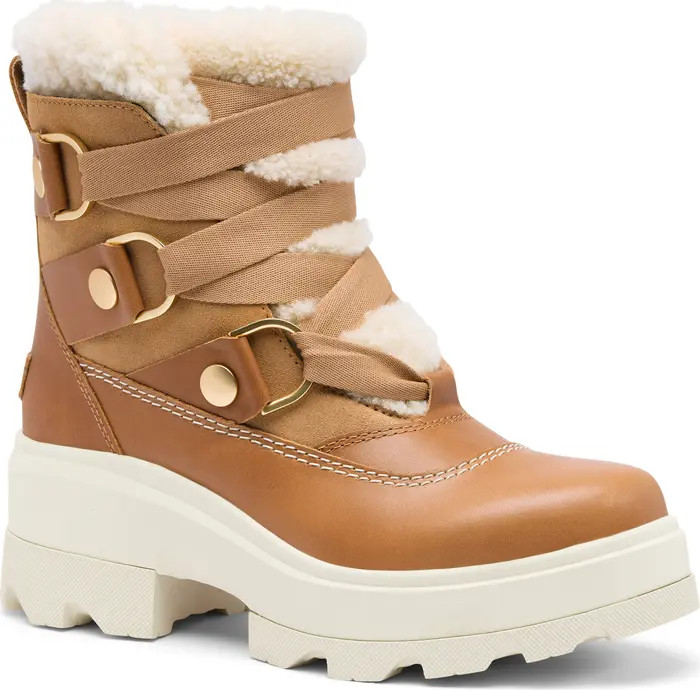 SOREL Joan FRWD Cozy Genuine Shearling Trim Waterproof Boot (Women) | Nordstrom | Nordstrom