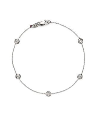 Roberto Coin 18K White Gold Bezel Diamond Bracelet | Bloomingdale's (US)