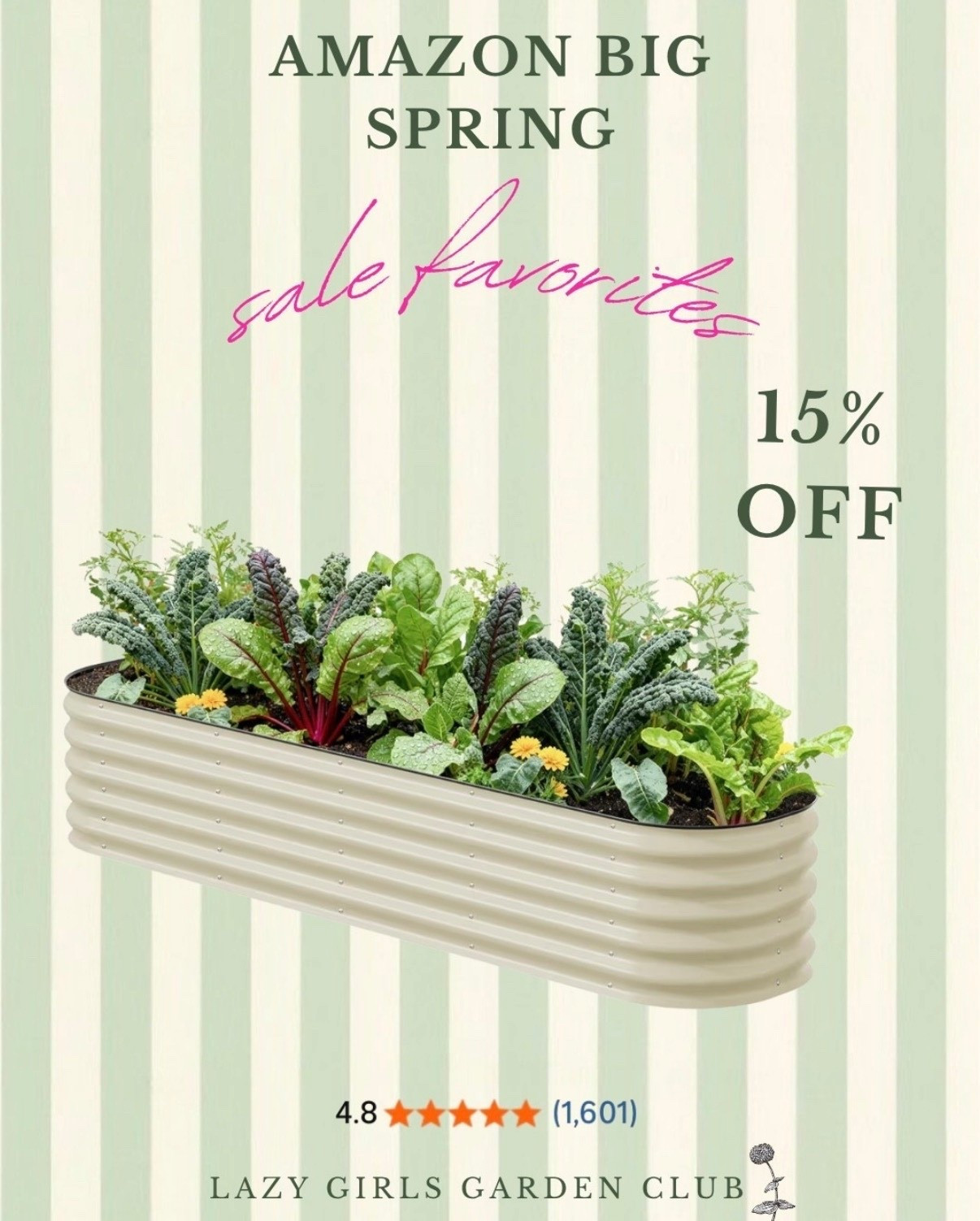 You all know I LOVE my Vego garden beds… the good news is they’re currently 15% off!! ✨

#LTKSeasonal #LTKSaleAlert #LTKHome