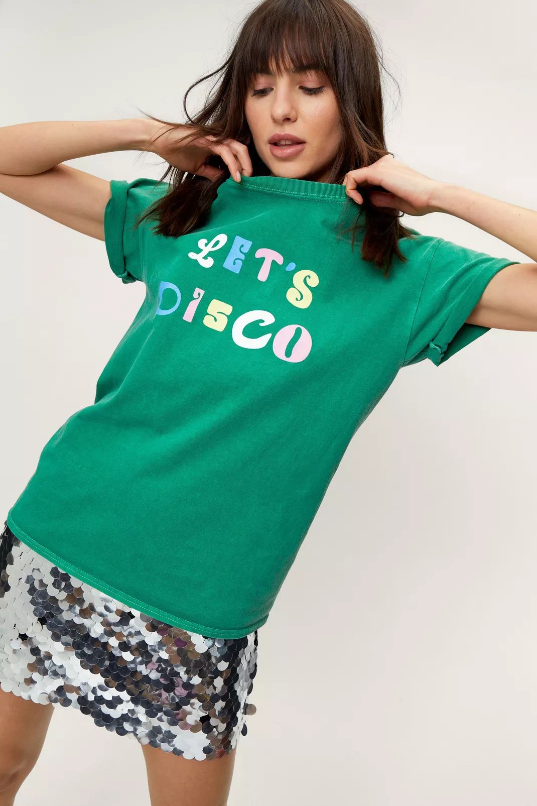 Let's Disco Graphic T-Shirt | Nasty Gal (US)