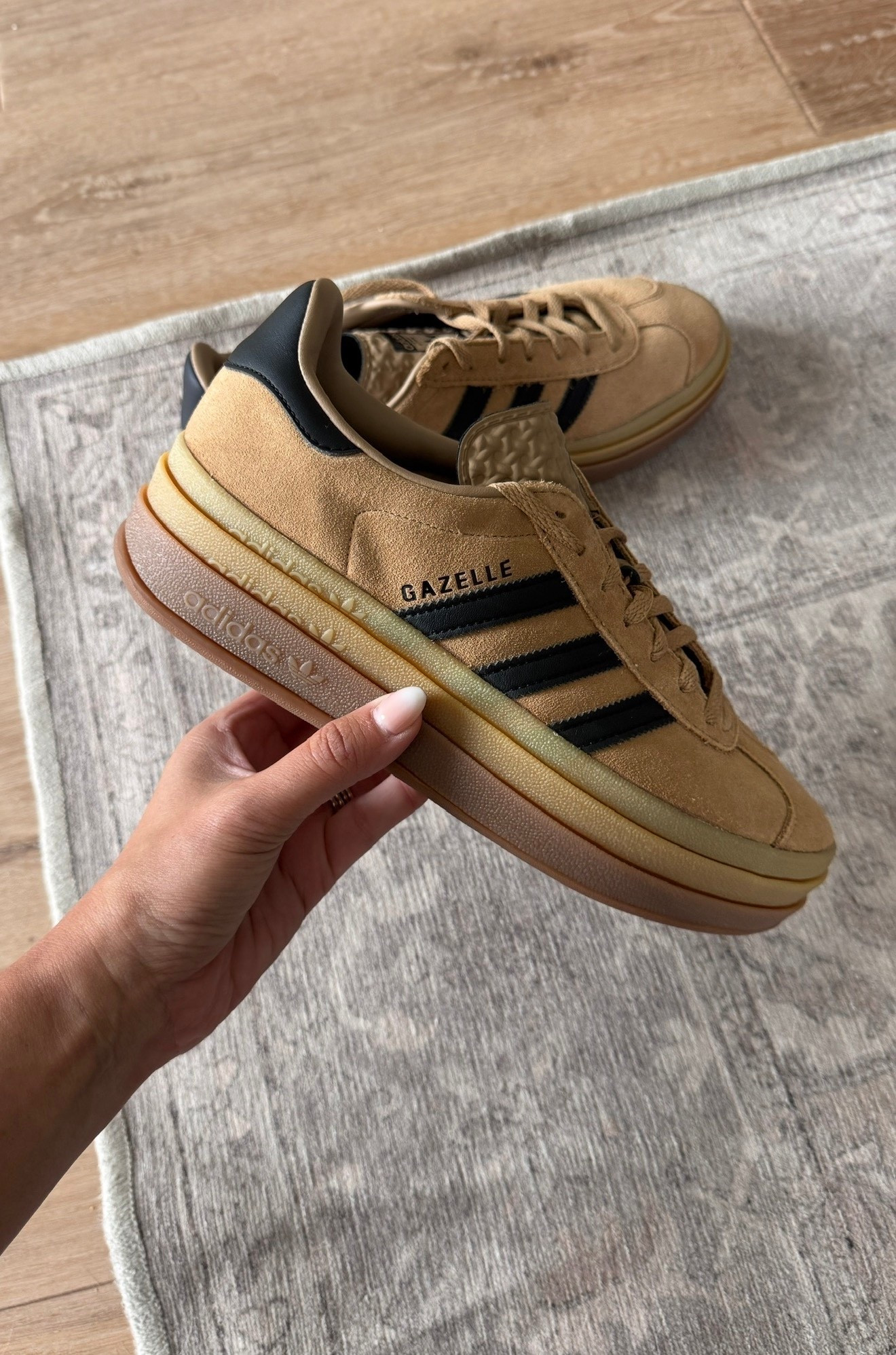 ON SALE! Was $130 and now $84. Adidas platform gazelle sneakers. 

#LTKGiftGuide #LTKFindsUnder100 #LTKActive