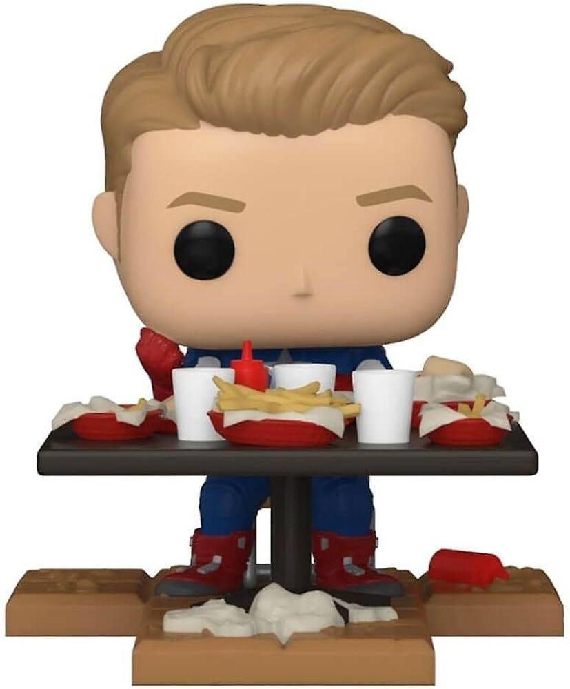 Funko Pop! Deluxe Marvel: Avengers Victory Shawarma Series - Captain America, Amazon Exclusive, F... | Amazon (US)