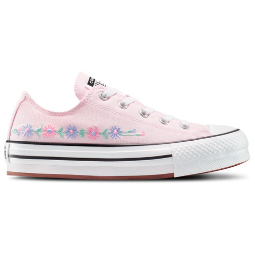 Converse Girls Chuck Ox Eva Lift - Girls' Grade School Shoes Black/Sugar Berry/White Size 04.0 | Foot Locker CA