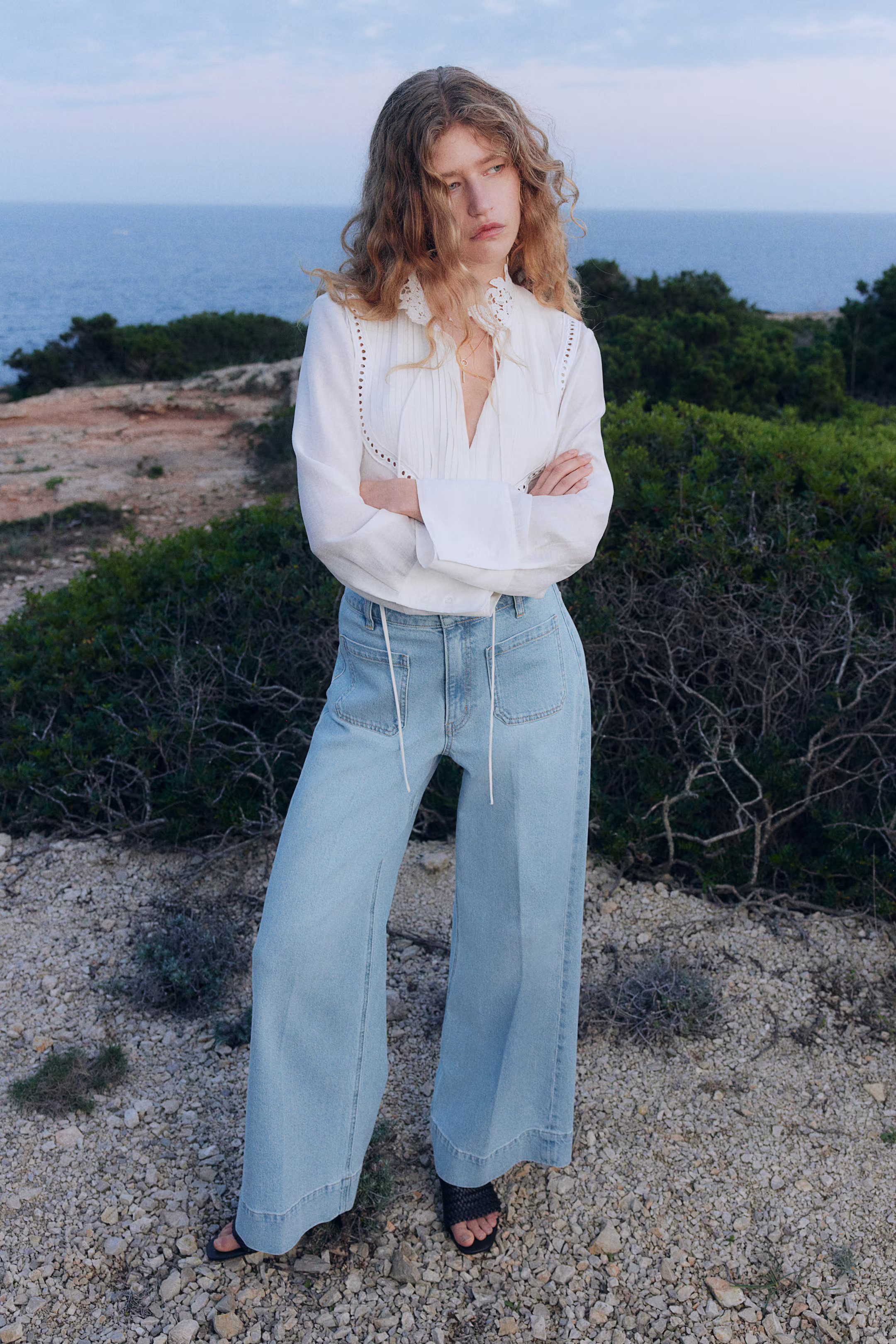 Wide High Jeans - Pale denim blue - Ladies | H&M US | H&M (US + CA)