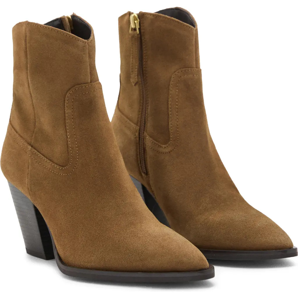 MANGO Pacifico Bootie in Tobacco Brown at Nordstrom, Size 8.5Us | Nordstrom
