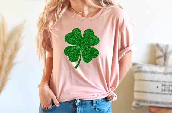 Womens st patricks day shirt, lucky st patricks day tee, shamrocks shirt women, st pattys day wom... | Etsy (US)