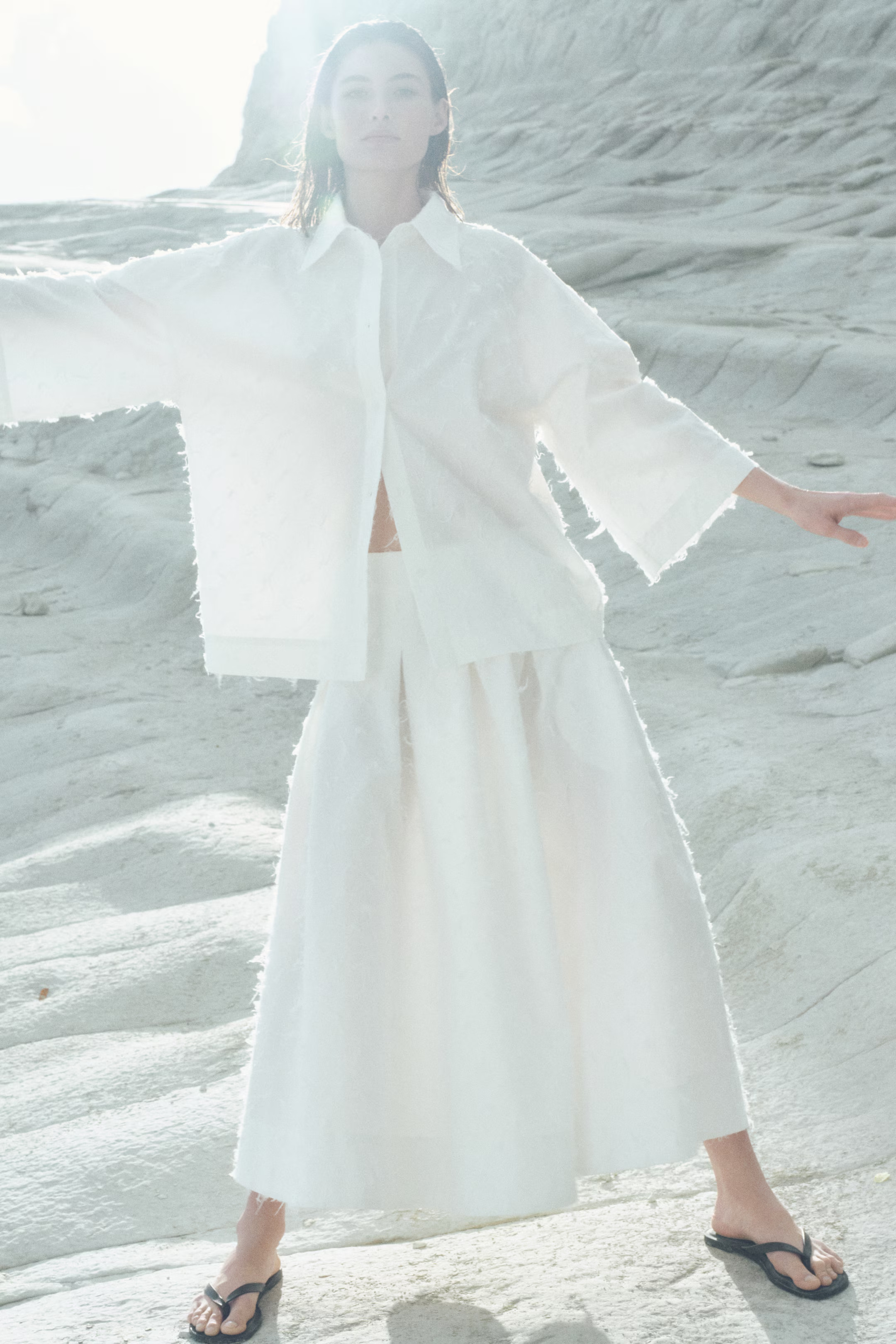 Camicia oversize con frange | H&M (FR, IT, ES, PT, BE)