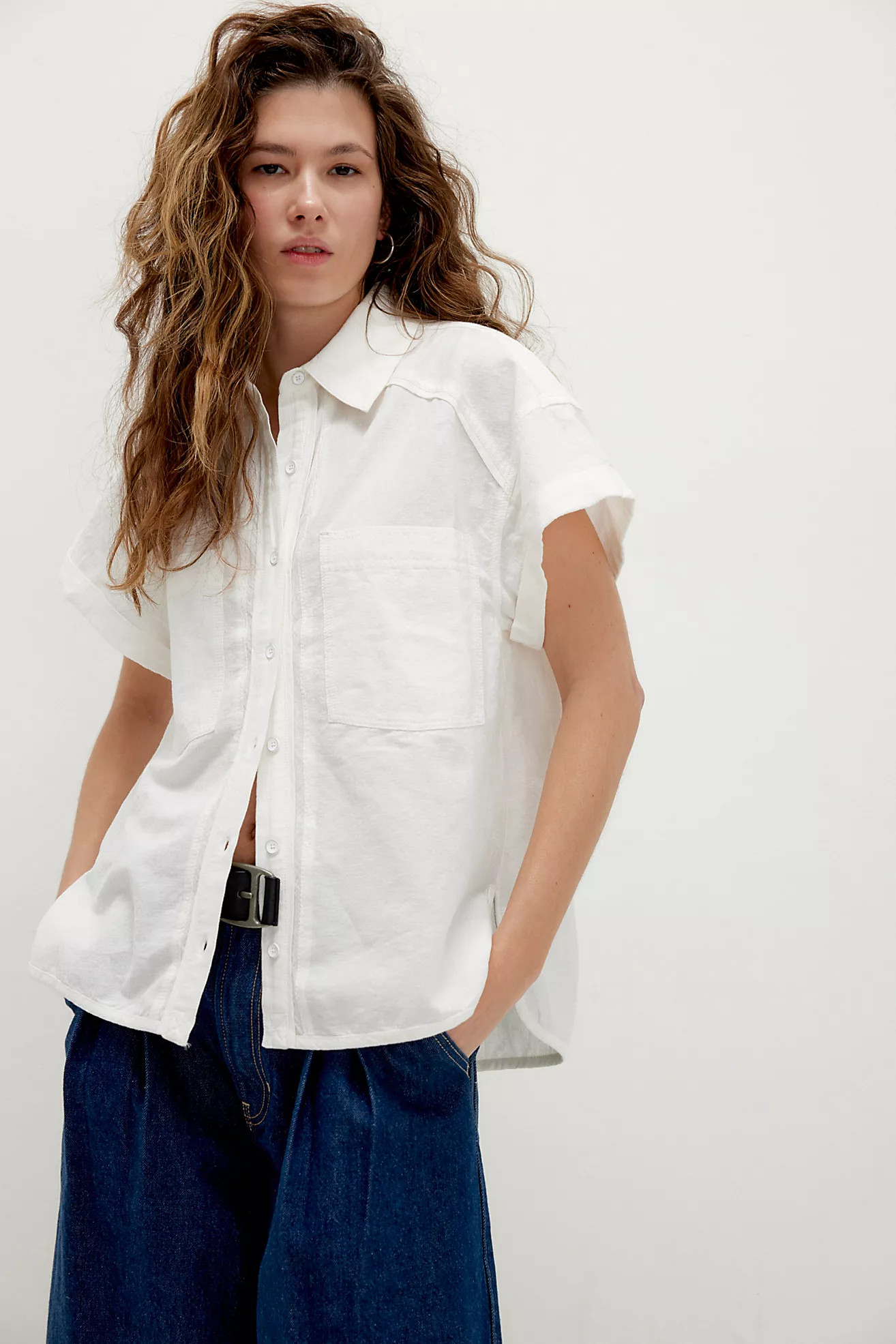 We The Free Firefly Linen Top | Free People (Global - UK&FR Excluded)
