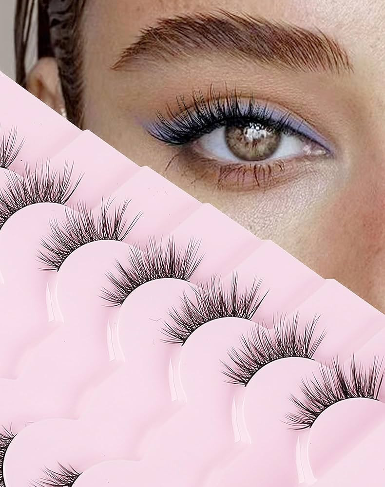 Amazon.com: Onlyall Half Eyelashes Corner Lashes Natural Lashes Half Lashes Wispy End Lashes Corn... | Amazon (US)