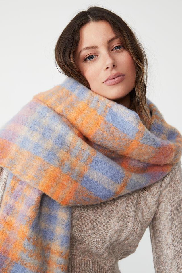 Phoebe Brushed Tassel Scarf | Cotton On (ANZ)