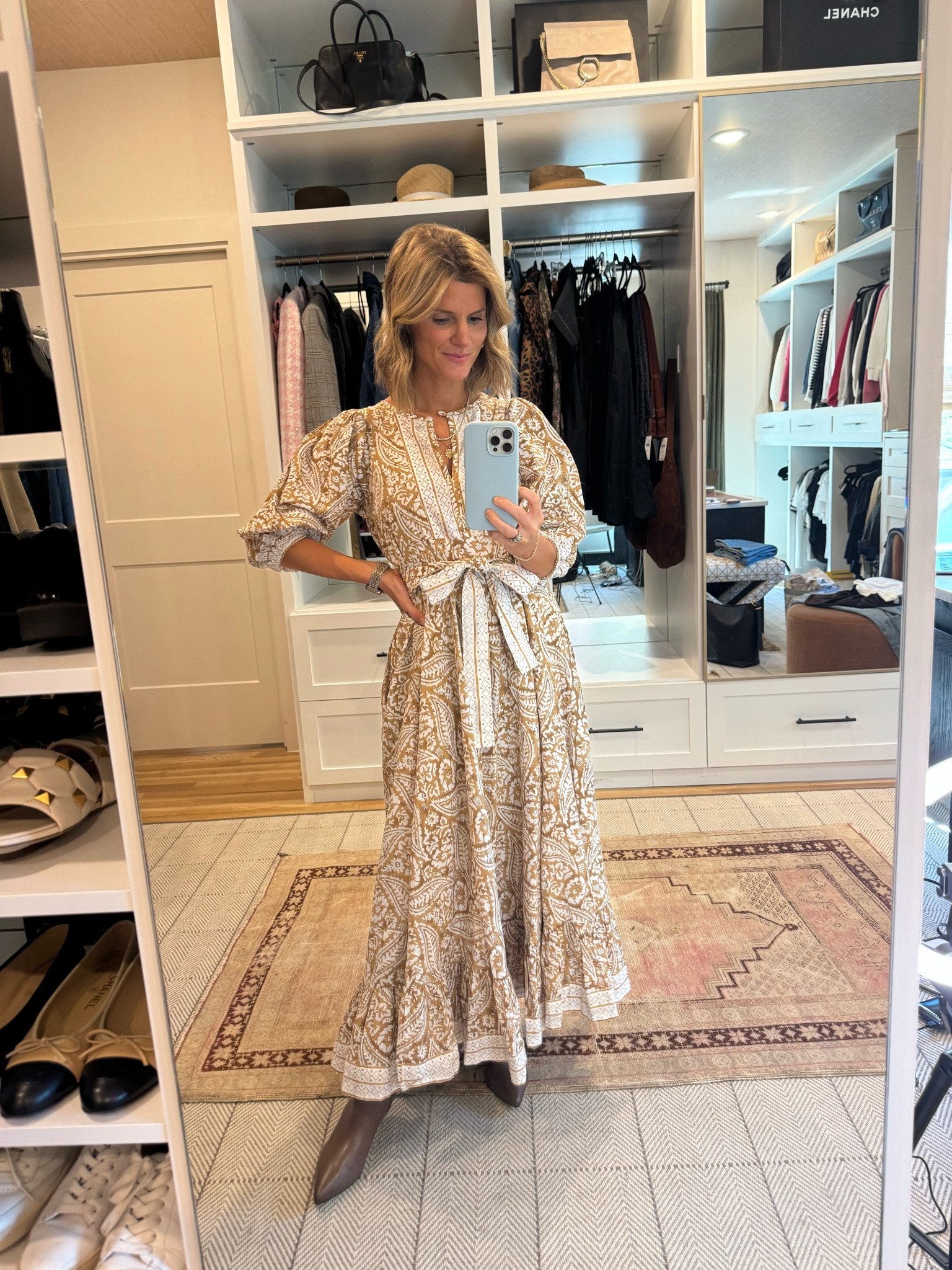 Wearing XS in dress 