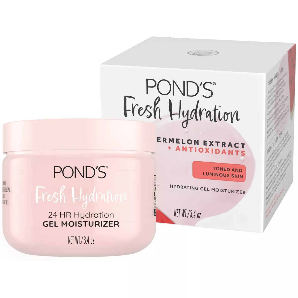 POND'S Gel Fruity HYDRA Watermelon Face Moisturizer - 3.4oz | Target