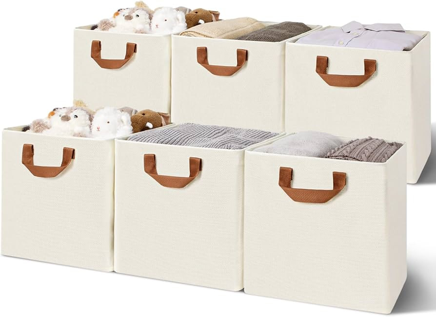GRANNY SAYS 12x12 Storage Cubes, Cube Storage Bins with Metal Frame, Foldable Cube Storage Organi... | Amazon (US)