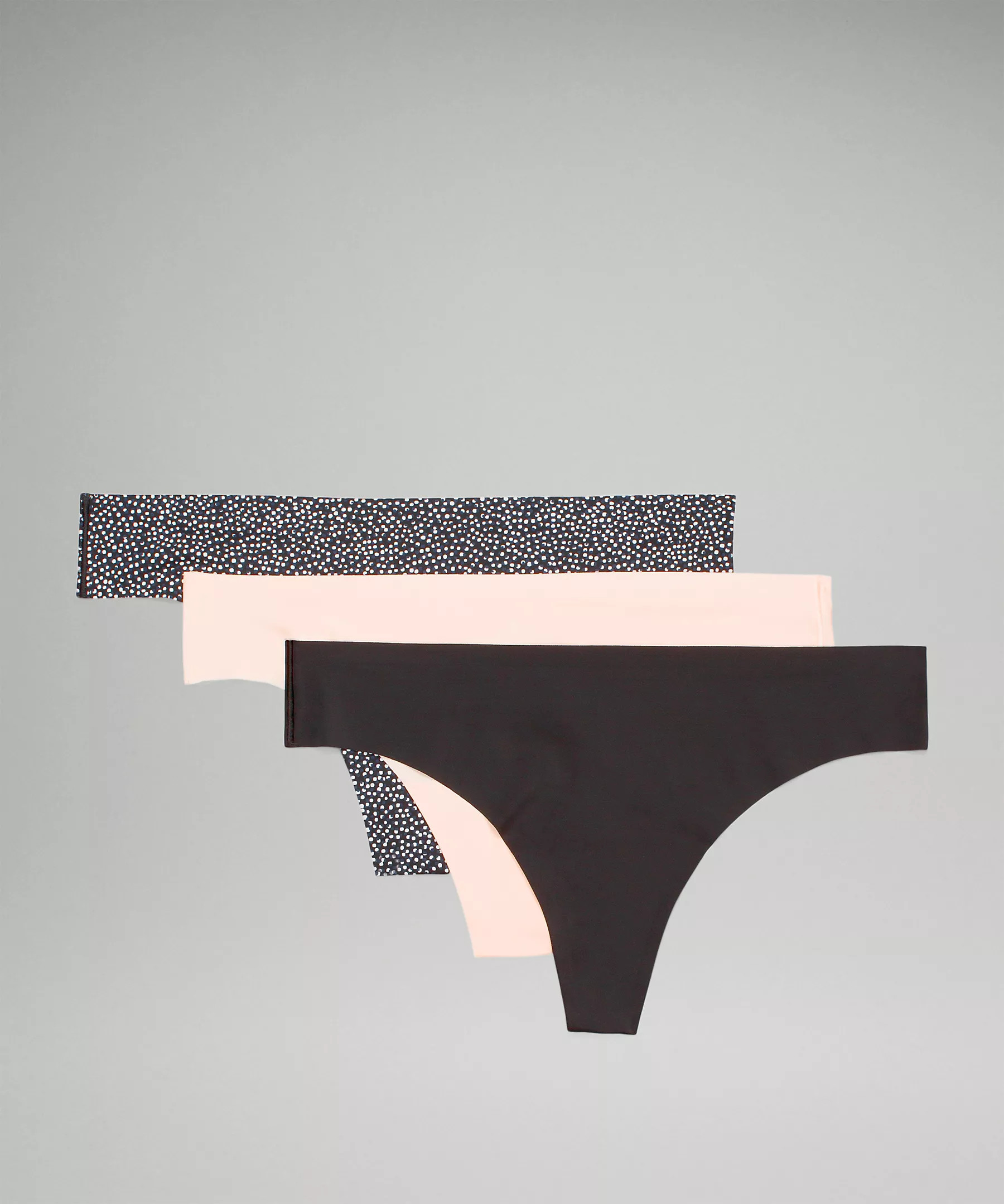 InvisiWear Mid-Rise Thong Underwear 3 Pack | Lululemon (US)