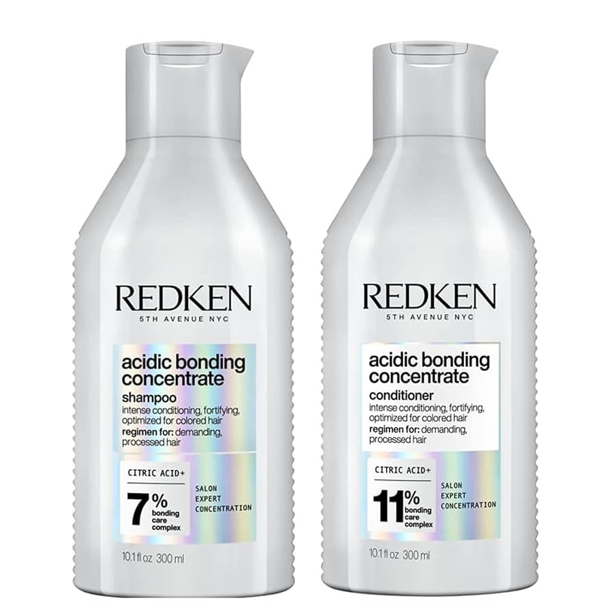 REDKEN Acidic Bonding Concentrate Shampoo and Conditioner Set, Sulphate Free for a Gentle Cleanse... | Amazon (UK)
