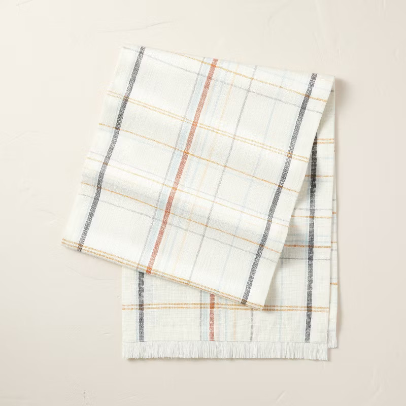 Casual Plaid Cotton Table Runner - Hearth & Hand™ with Magnolia | Target