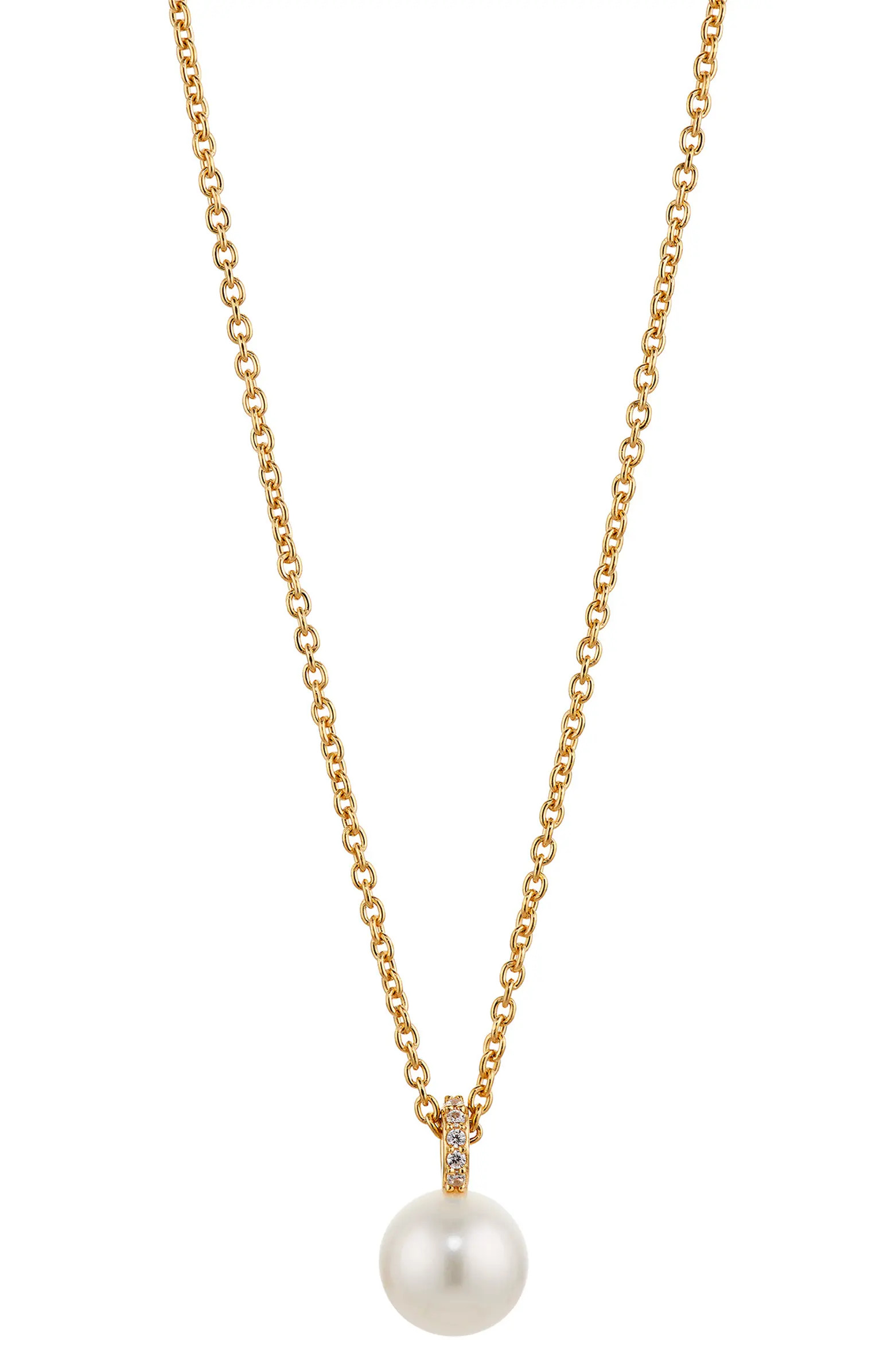 Nadri Freshwater Pearl Pendant Necklace | Nordstrom | Nordstrom