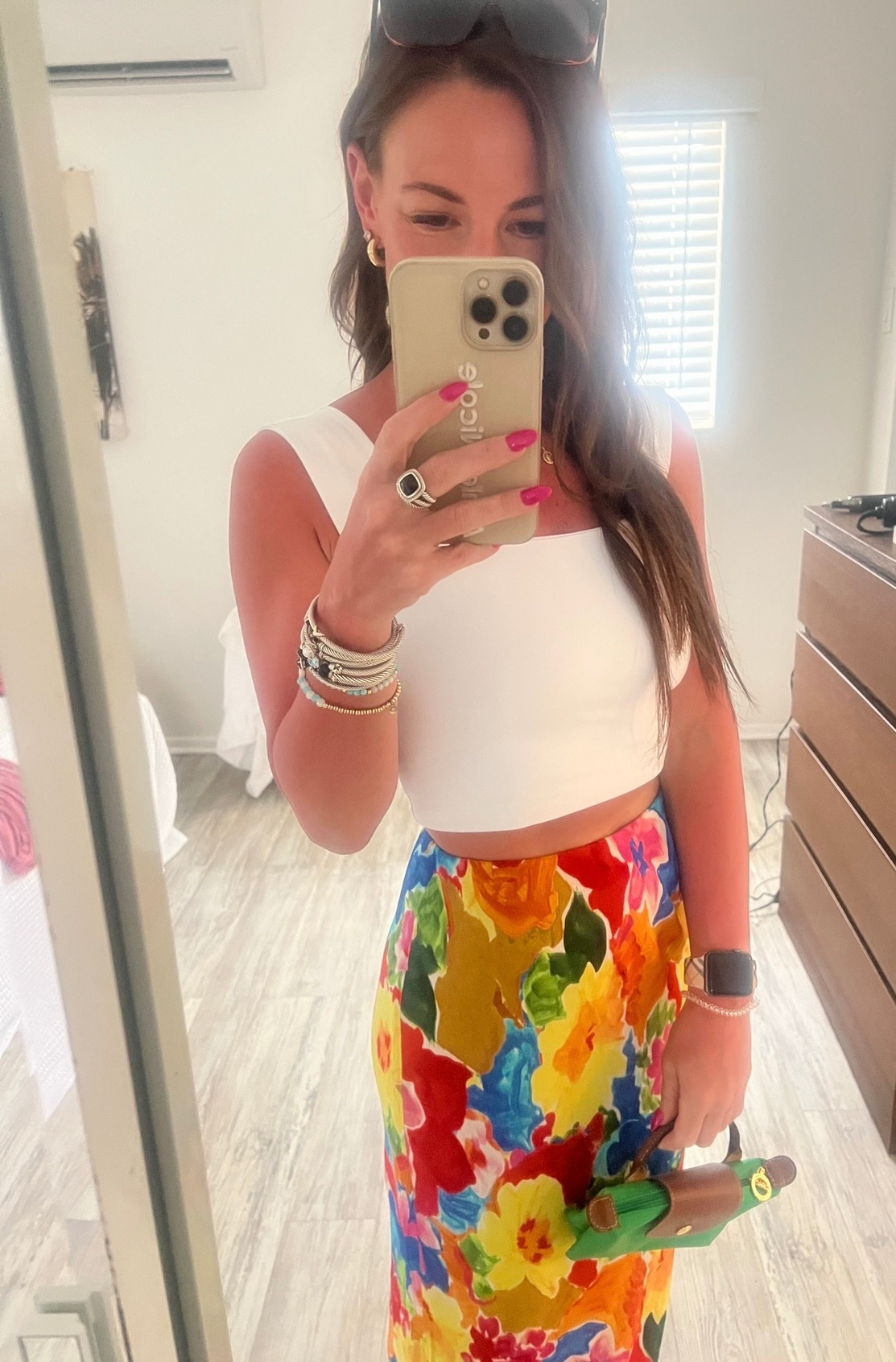 This white tank is everything! Such a great find, material is on the thicker side which I love, and it goes with everything. TTS. I ended up sizing up + wish I went with my usual size. 

#LTKStyleTip #LTKTravel #LTKSummerEdit