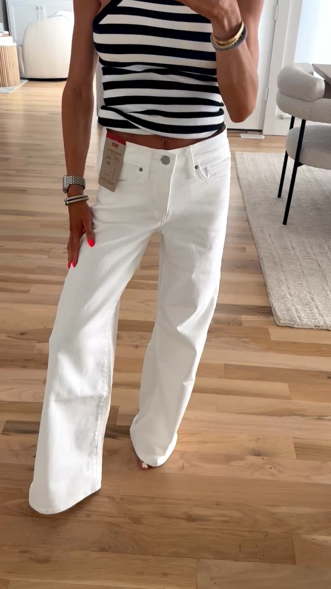 White wide leg  petite friendly jeans on Amazon I love! Wearing 24 short + more white styles I love 

#LTKSaleAlert #LTKOver40 #LTKPetite