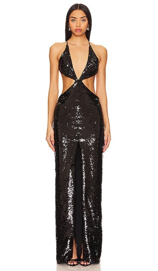 De Carlo Gown in Black | Revolve Clothing (Global)