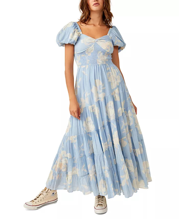 Free People Women's Floral Sundrenched Maxi Dress - Macy's | Macy's