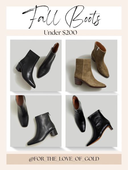 Fall boots under $200! Real leather and suede - the perfect everyday boot for work, night, weekends and everything else!

Fall fashion
Fall outfits
Fall boots
Black boots
Suede boots
Work outfit 
Fall shoes

#LTKstyletip #LTKshoecrush #LTKxMadewell