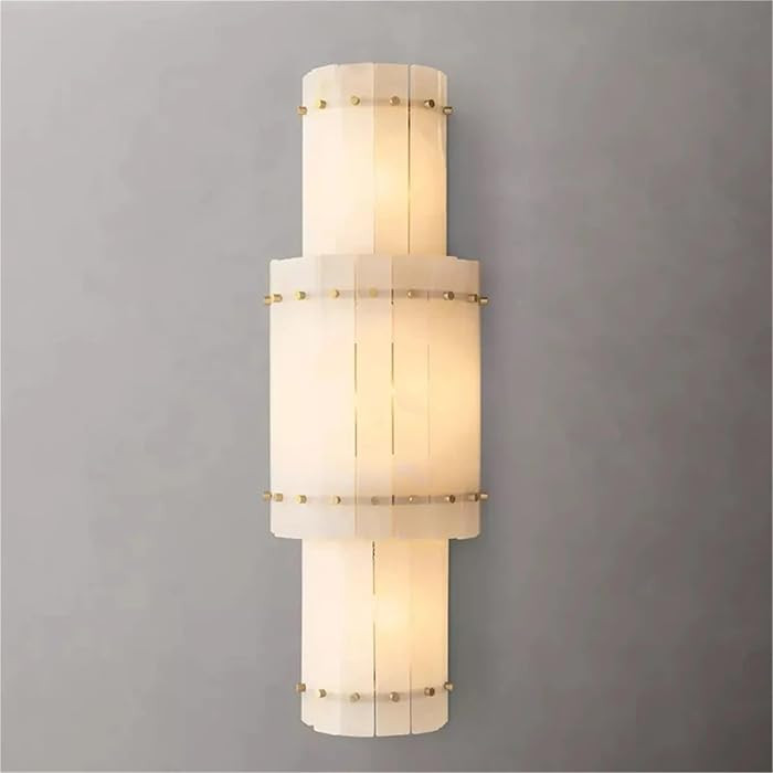 Natural Marble Wall Light Living Room Staircase Corridor Wall Sconce Bedroom Bedside LED Lighting Sconces,Design Simple | Amazon (US)