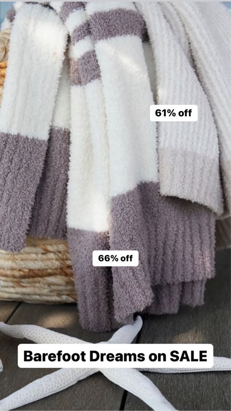Barefoot dreams blankets on sale!! These cozy blankets make great gifts and these are over 60% off! 

#LTKGiftGuide #LTKsalealert #LTKfindsunder50
