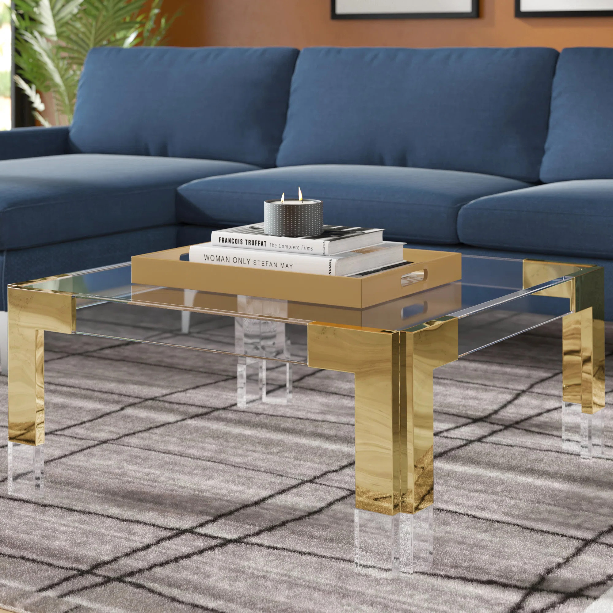Everly Quinn Stoll 4 Legs Coffee Table & Reviews | Wayfair | Wayfair North America