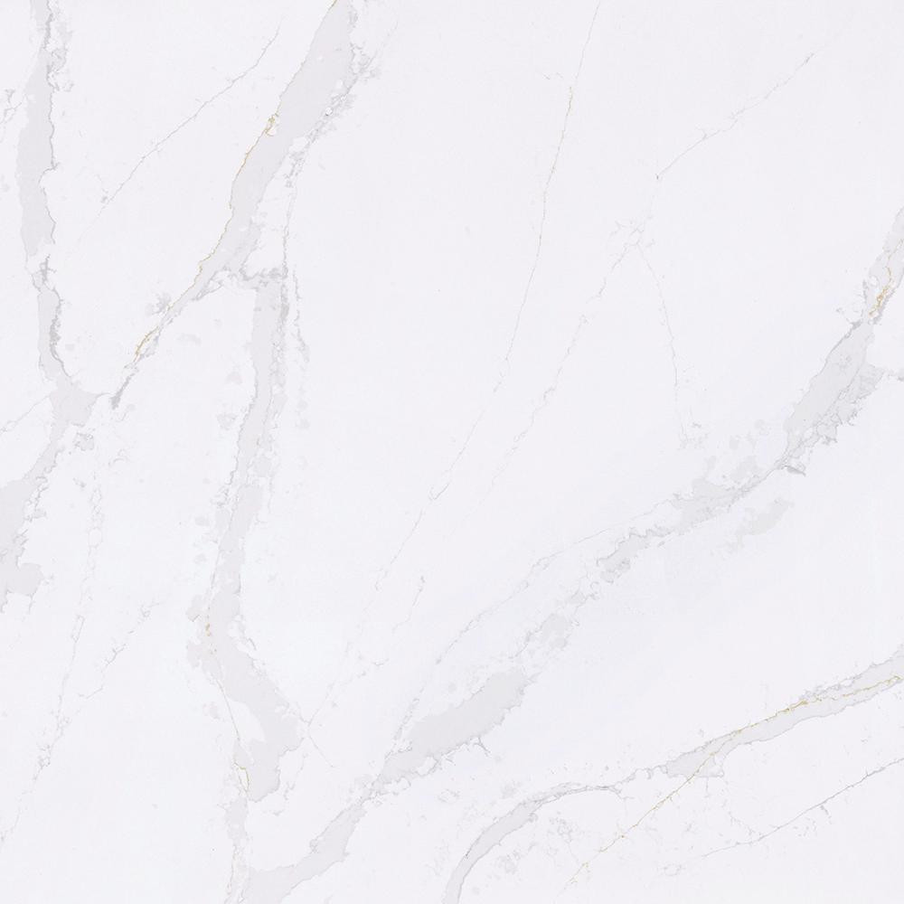 4 in. x 8 in. Quartz Countertop Sample in Calacatta Gold | The Home Depot