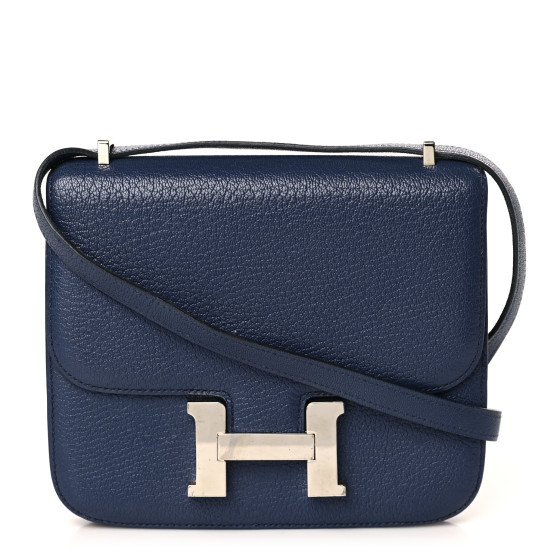 Chevre Mysore Constance 18 Bleu Thalassa | FASHIONPHILE (US)