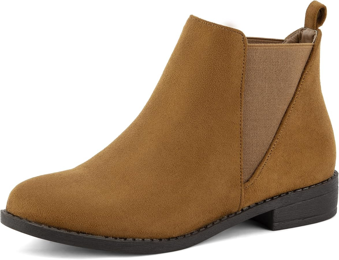 MaxMuxun Women's Chelsea Boots Fashion Winter Fall Ankle Booties | Amazon (US)