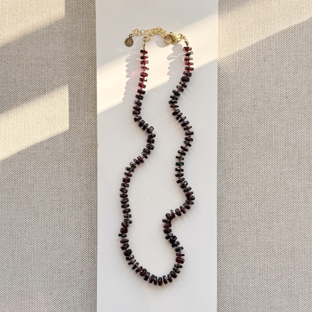 Sienna Garnet Necklace | Sarah Cornwell Jewelry
