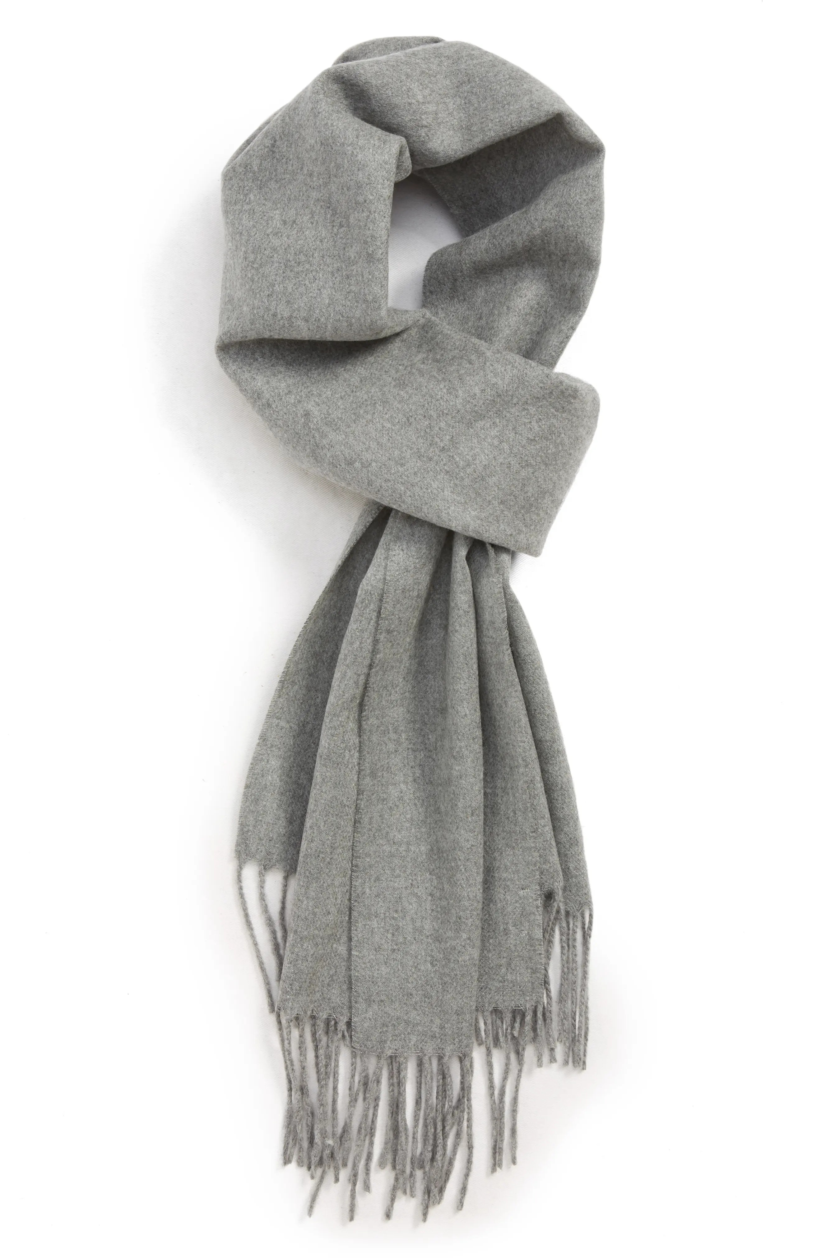 Solid Fringed Scarf | Nordstrom