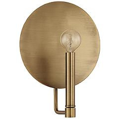 Capital Lighting Wells 1 Light Sconce Aged Brass | Lamps Plus