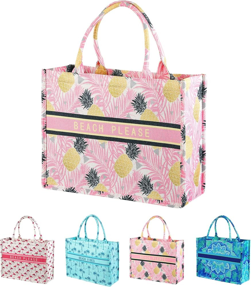 Genovega Beach Tote Bags Summer Travel Necessities for Vacation | Amazon (US)