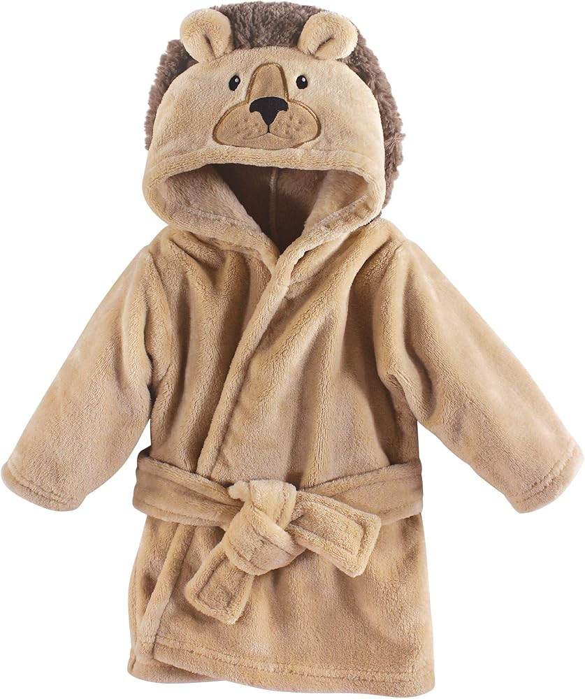 Hudson Baby Unisex Baby Plush Animal Face Bathrobe | Amazon (US)
